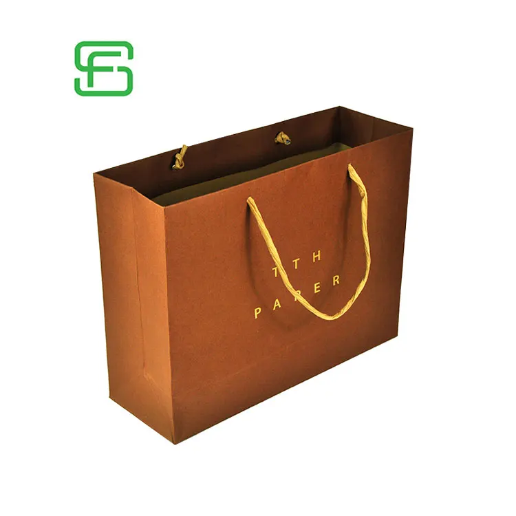 Factory Direct Clothing Flower Vase Kraft Popcorn Small Cosmetics Zipper Paper Lawn Bag Brown Kraft Paper Craft Shopping Pap Bag