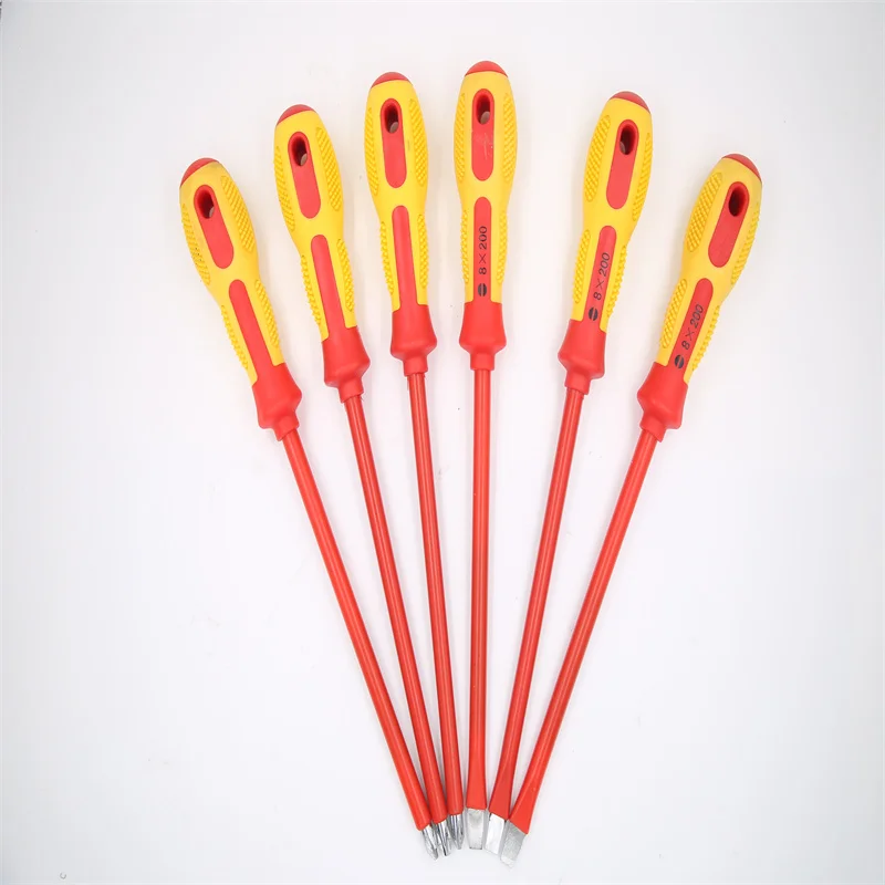 IEC9000 1000v VDE  Insulated Hand Tools Electric Flat Screwdrivers