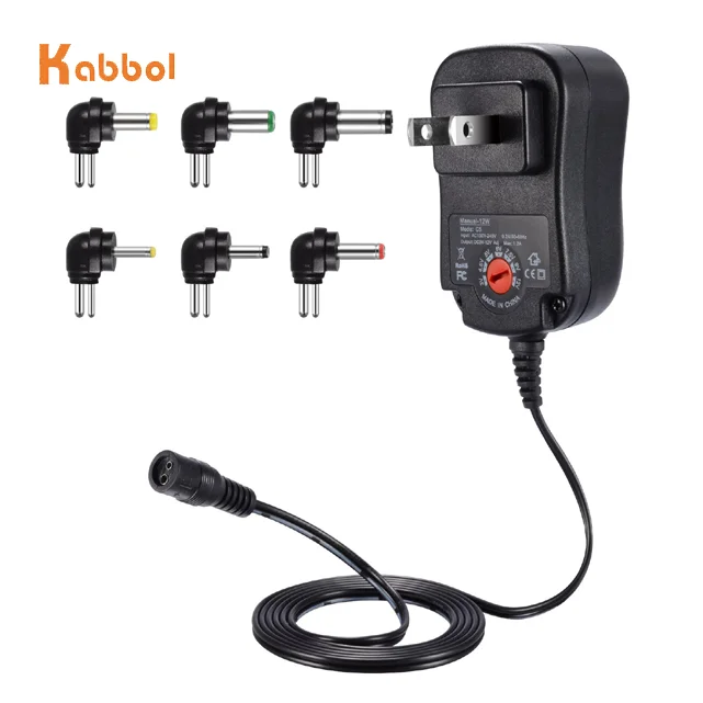 Adjustable 30W 12W Universal Power Supply 3V 4.5V 5V 6V 7.5V 9V 12V Adjustable Variable AC/DC Adapter with USB charger adapter