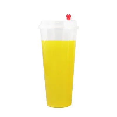 High Quality Food Grade Transparent Milk Tea Drinking Disposable Plastic Cup