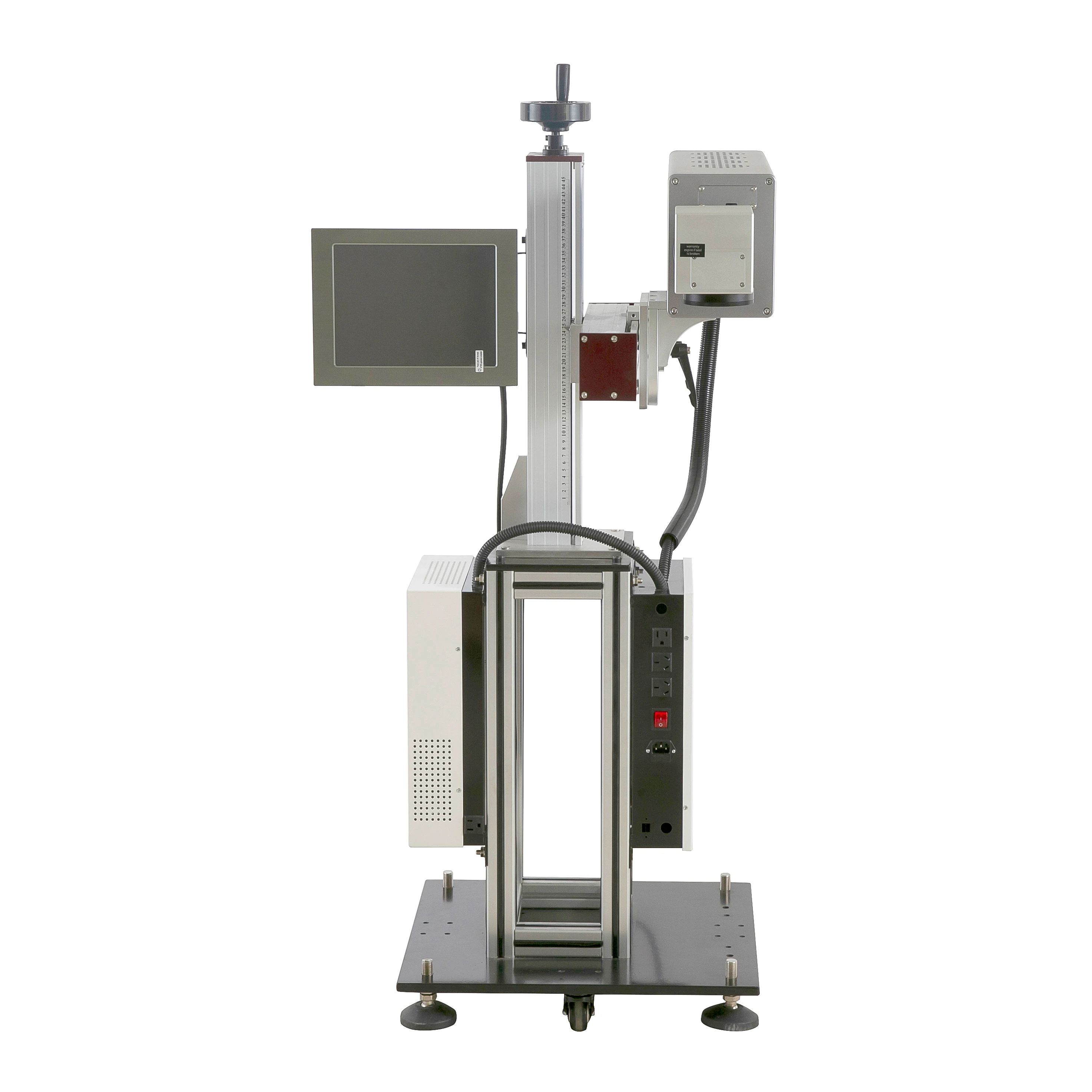 2020 New Arrival flying online conveyor belt price engraving marking precision marker CO2 laser printing machine