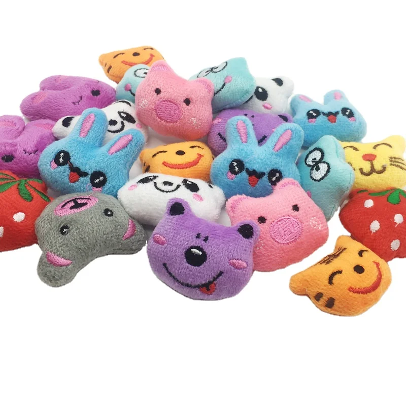 Cartoon mini stuffed animals Plush doll head bulk mini stuffed animals small Doll bulk Head toys