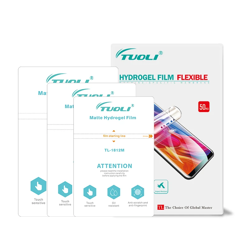 TuoLi TL-1812M Matte  Full Screen Coverage Anti Scratch Hydrogel TPU Film Mobile Phone Screen Protector Film