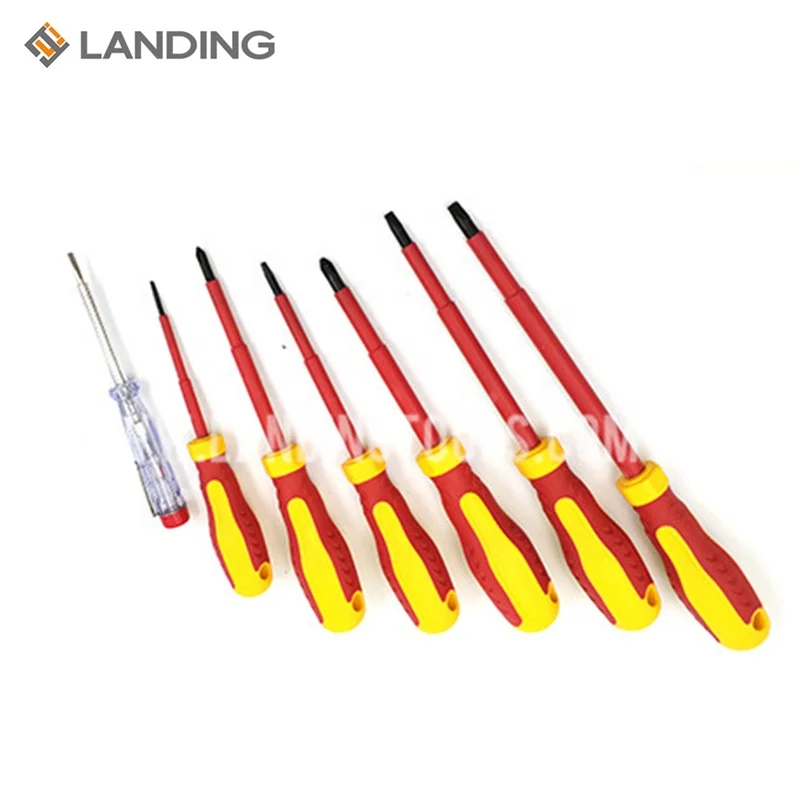 Набор насадок для электрической отвертки VDE 1000 В, 7 шт.