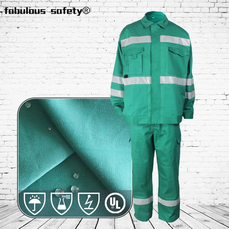 TC 6535 Fr тканая огнестойкая ткань Hi Vis для спецодежды