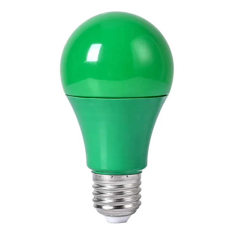 Colorful energy-saving small night light colorful decoration red, yellow, blue, green, pink E27 threaded home LED color bulb