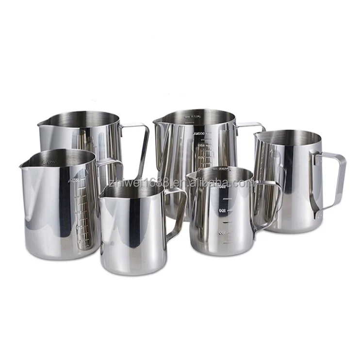 2022 Hot sale product Espresso Coffee Latte Art Pitcher 304 Stainless Steel Milk Jug 350ml Milk Frother Pitcher