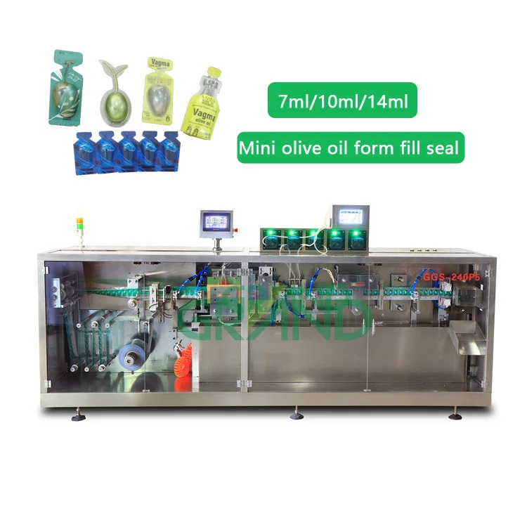 14ml Monodose capsule packing equipment mini olive oil bottle liquid forming filling sealing machine