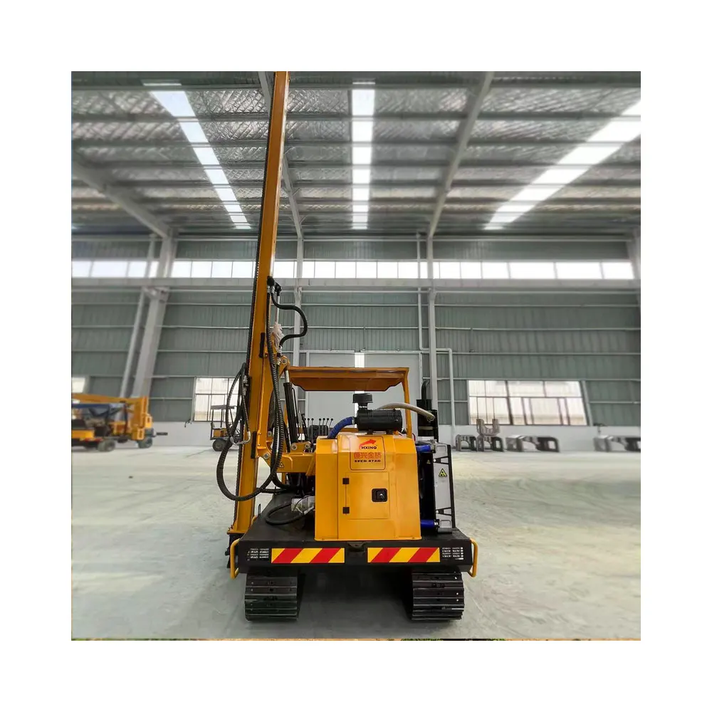 Latest Model PV Power Station Ground Drilling Machine Solar Pile Driver Hydraulic Hammer Pile Driver