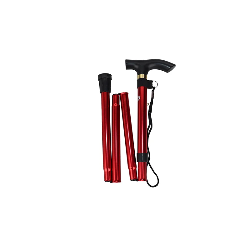 Super light adjustable walking aluminum stick for the elderly aluminum alloy telescopic cane