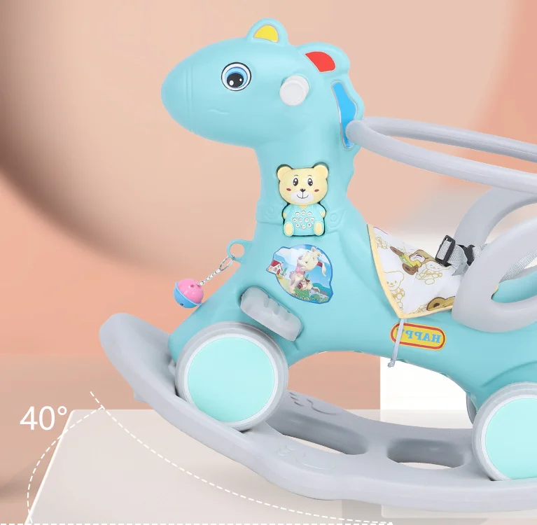 rocking horse scooter dual-purpose rocking chair