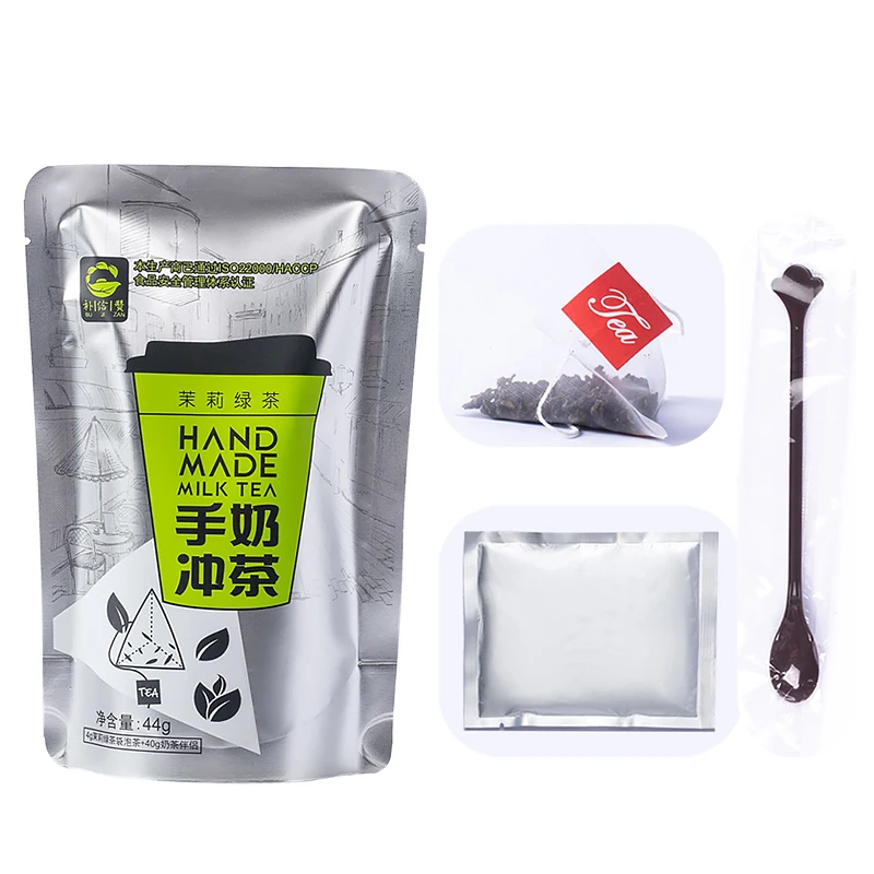 Instant popular home DIY Bubble Milk Tea drink loose leaf tea Jasmine Green Tea