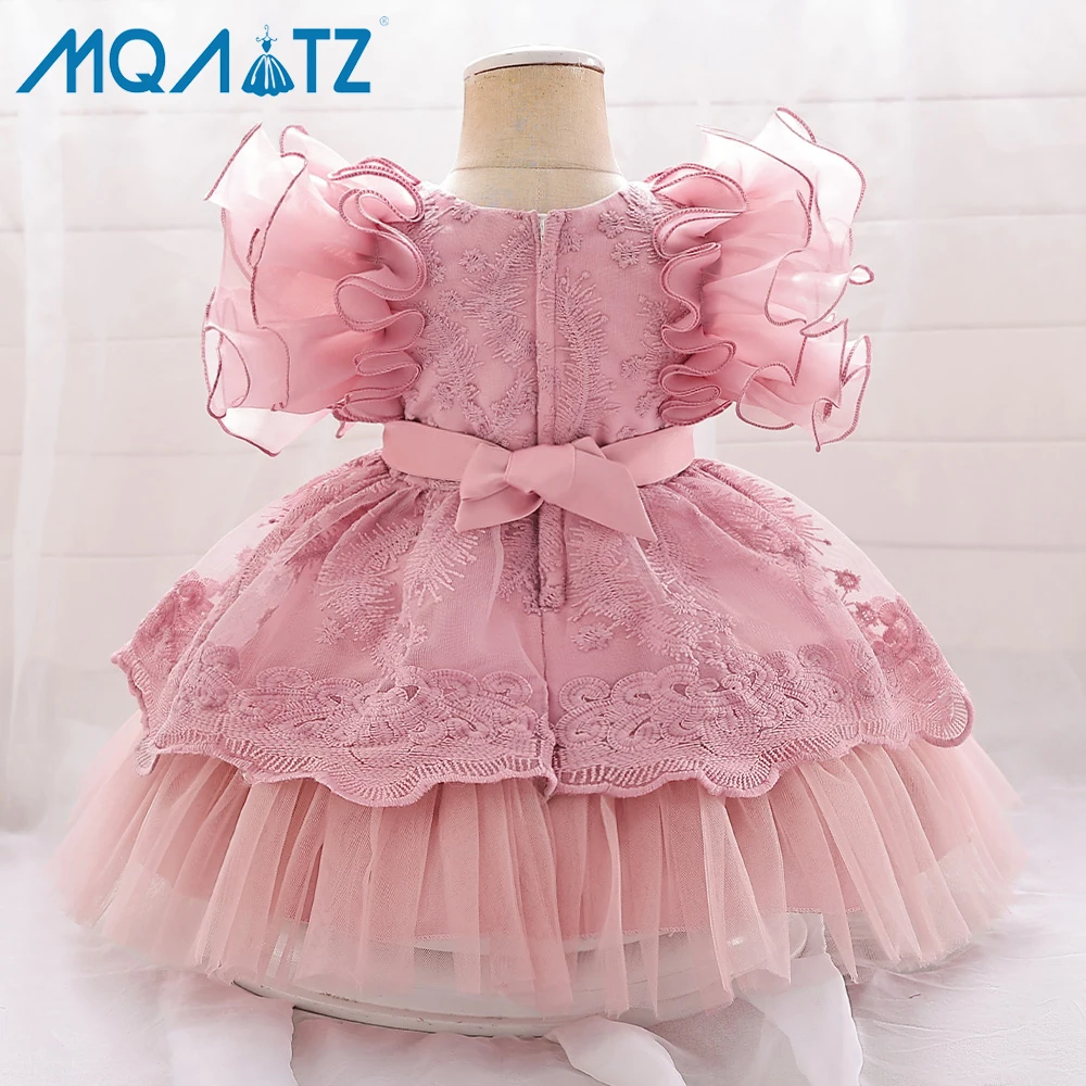 MQATZ Wholesale Summer Girl Formal Dresses Puffy Baby Frock Party Wear 2 Years Girl Birthday Dress