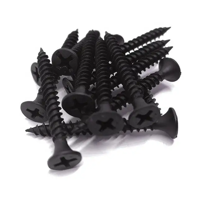 Wholesale Thread Black Phosphate Flat Bugle Head Gypsum Board Drywall Screw for drywall phillips black Self Tapping Screw