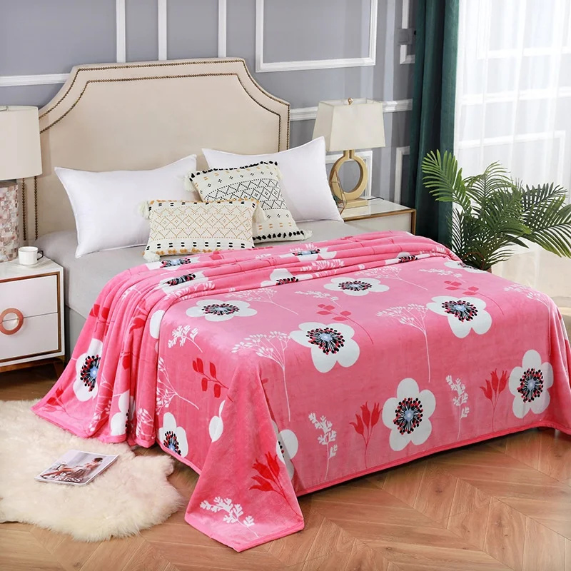 Lovely coral velvet blankets manufacturer wholesale blanket for children