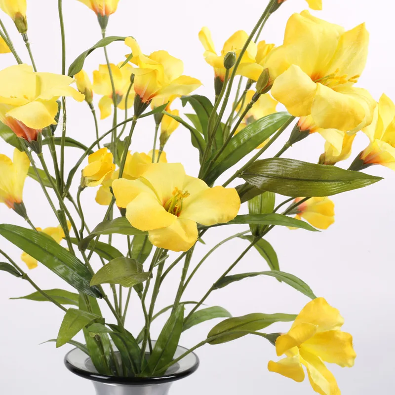 Simulated morning glory tung oil tree decorated with flower photography props dried flower Pampas