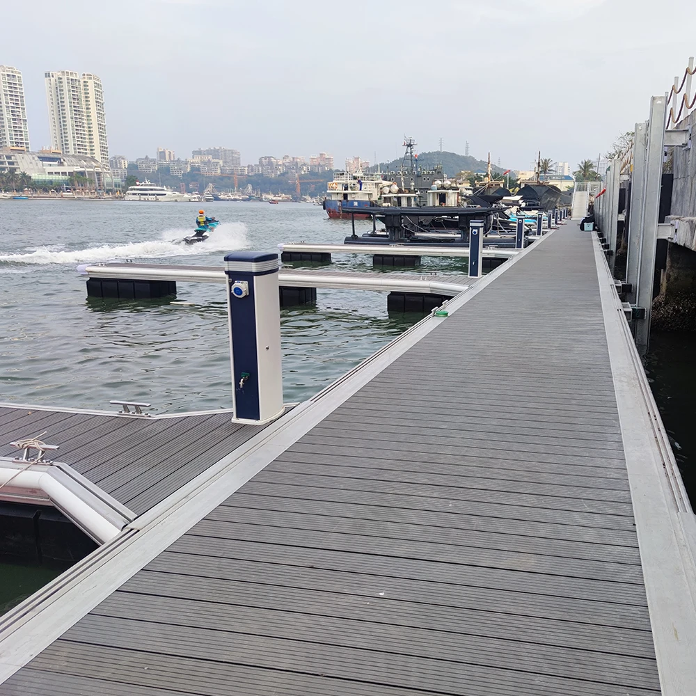 Floating Dock Manufacturer Marine Aluminum Floating Pontoon Walkway Plastic Boat Floating Dock For Sale