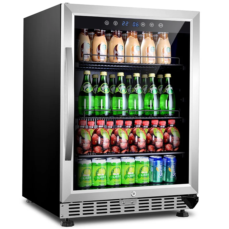 Manufacture Price Compressors Stainless Glass Mini Wine And Beverage Cellar Cooling Cabinet