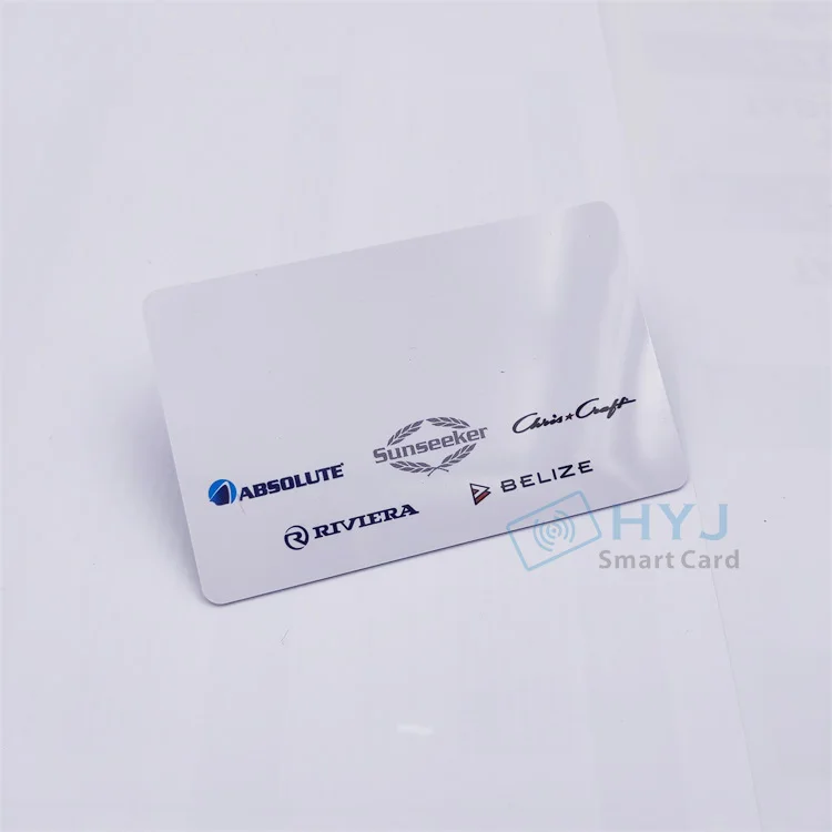 High Quality Printable Plastic PVC NFC Blank White RFID Card 13 56mhz NFC Card