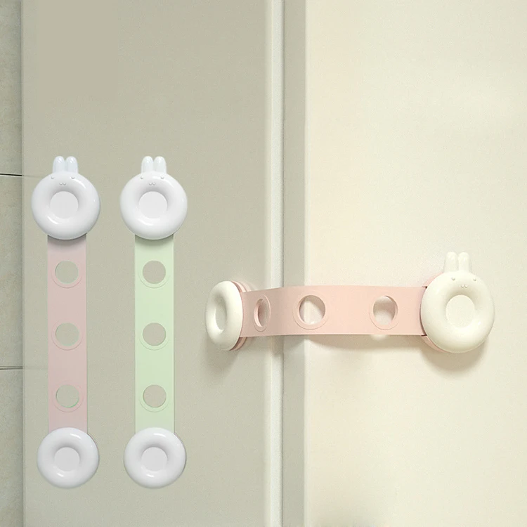 Termichy Cute Bunny Adjustable Child Baby Safety Lock for Toilet Cover Cabinets Drawer Refrigerator