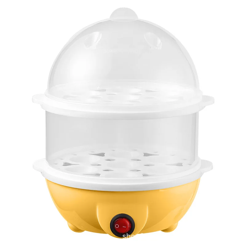 Double layer multi-function egg poacher Household egg steamer Stainless steel egg custard Mini breakfast machine Baby
