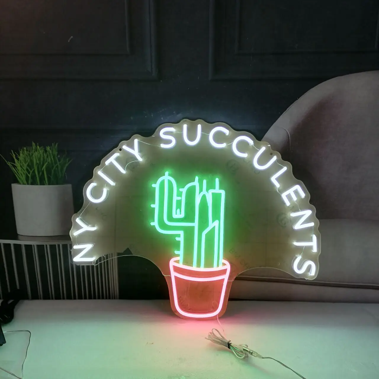 Interior Decor Anime LED Flex Neon Lights For Bedroom Hand Made Neon Sign Custom