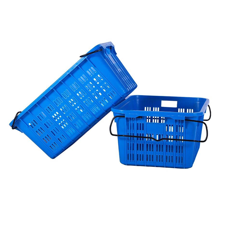 african indan bulk price black white blue large big stackable square flat stand mesh vegetable stuff carry handles metal basket