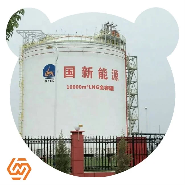 SC Large Flat Bottom Atmospheric Cryogenic Liquid Storage Tanks Customized 10000m3 to 50000m3