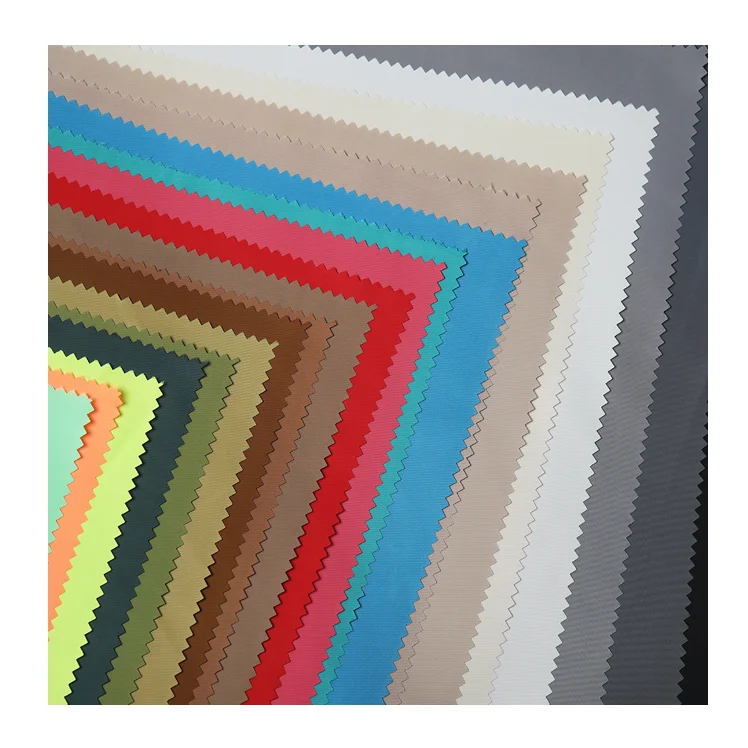 New Waterproof 100 Polyester Imitated Memory Fabric High Density Woven Dyed Lining Fabric For Clothing Jacket Swim Suit