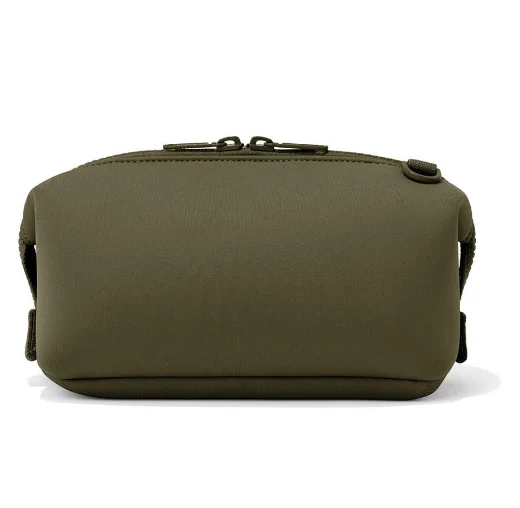 Custom sport neoprene toilet bag cosmetic pouch with removable zipper pouch neoprene makeup bag