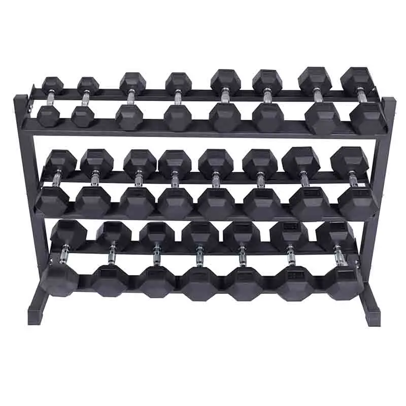 Factory Wholesale  Dumbbell Rack  and dumbbell sets with rack