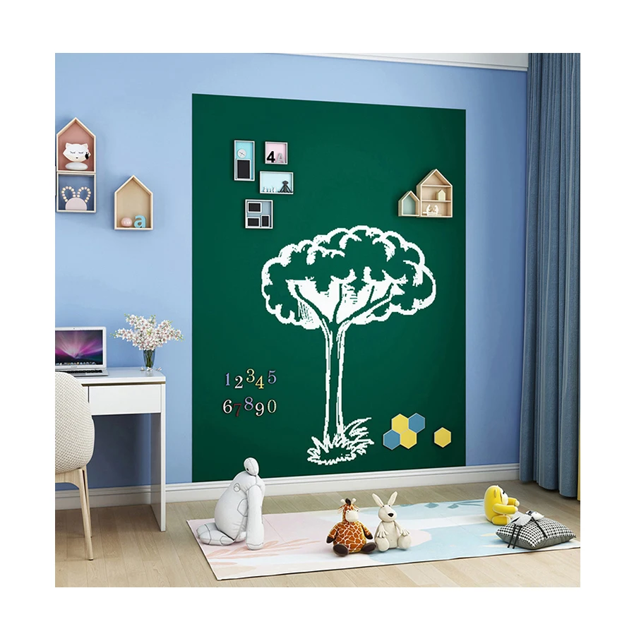 Premium Quality Flexible Iron Back Magnetic Wet Erase Green Chalkboard Sheet For Home Office School Wall