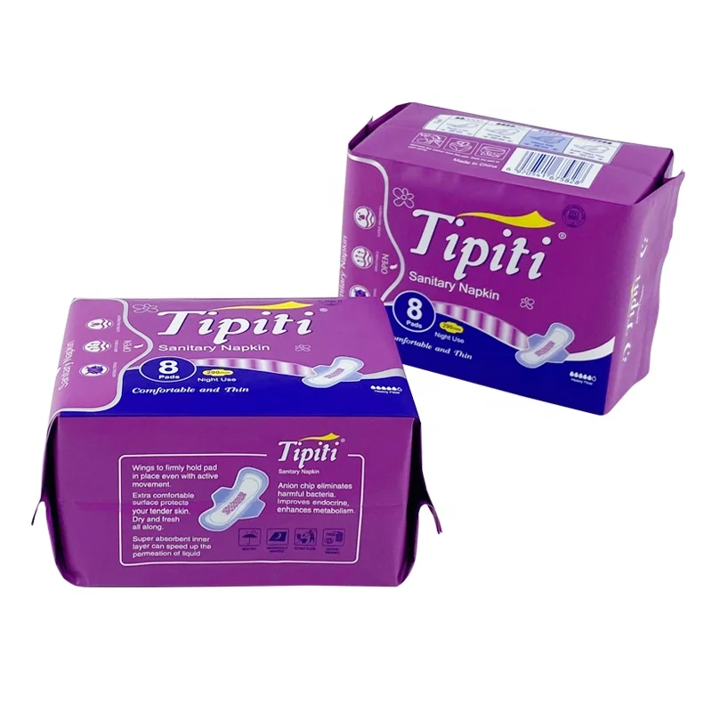 Private Label Ultra Thin Menstrual Pad Feminine Hygiene Disposable Cheap Price Anion Sanitary Napkin