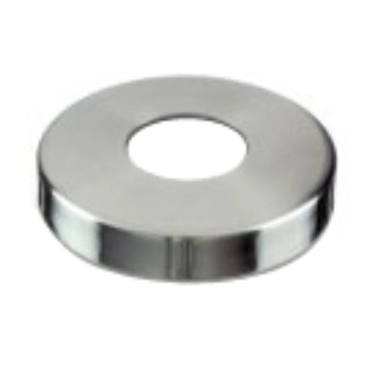 ZSG-01 Factory Direct Sale Round Flat Balcony Inox 304 316  Handrail Railing Flange Post  Base Plate Cover Round Flat  Inox