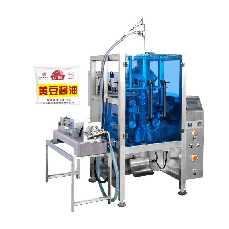 Honey Oil Shampoo Packing Machine Sauce Mayonnaise Jam Chocolate Sauce Pouch Liquid Filling Packing Machine
