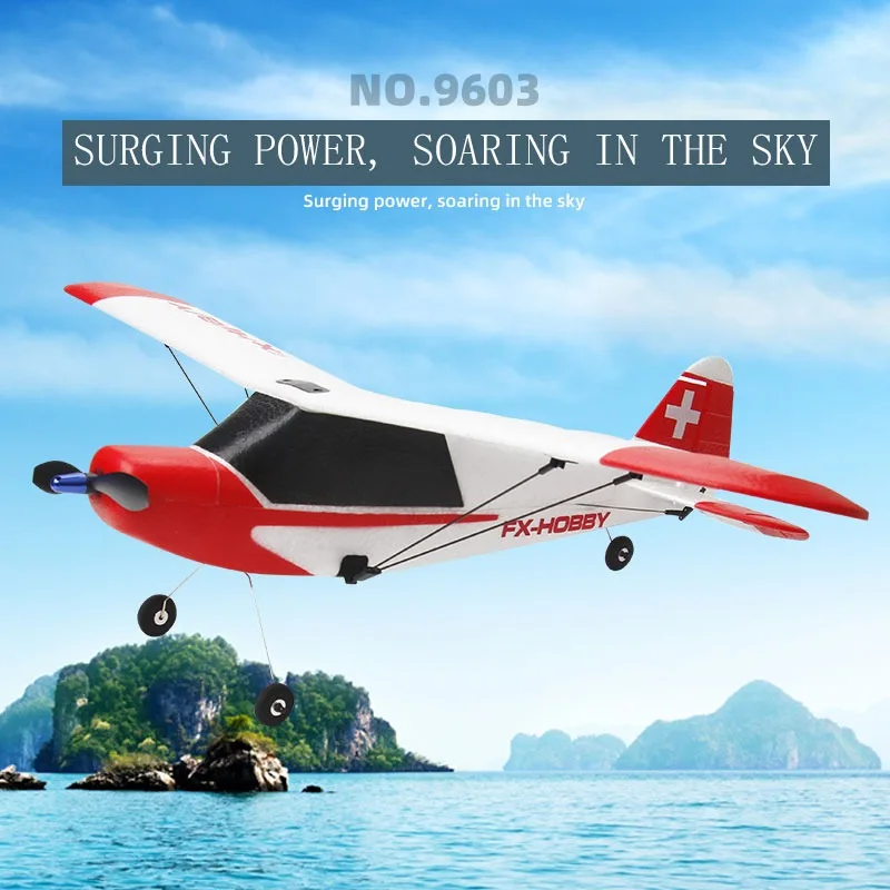 Fx Hobby Fx9603 6 Axis Gyro Epp Rtf Brushless Aerobatic Long Distance Radio Control Trainer Rc Aircraft Model For Adults Boys