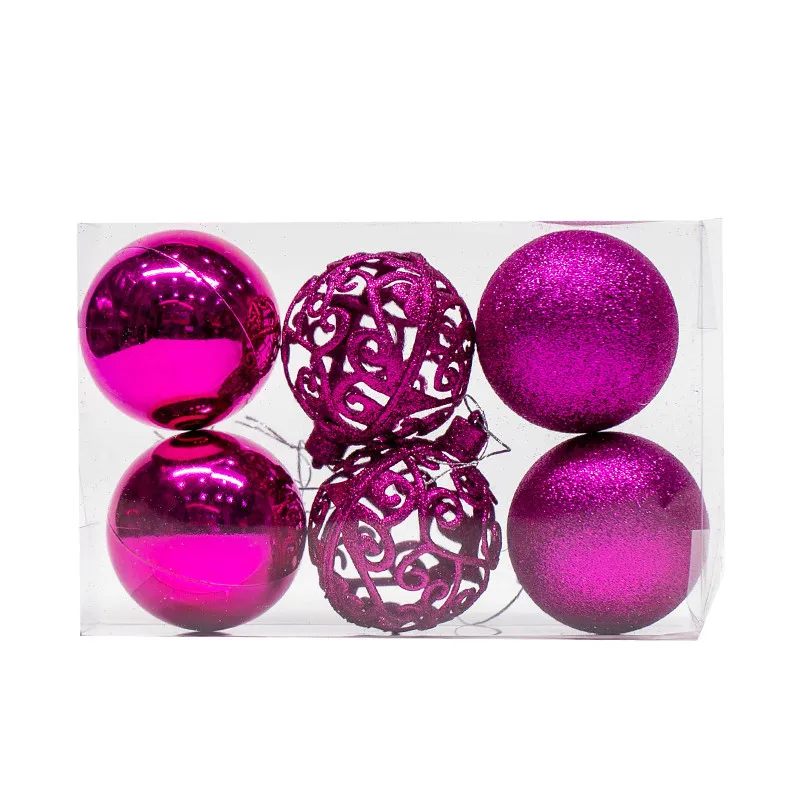 Christmas Balls Hanging Christmas Tree Hanging Balls Electroplating Skeleton Balls