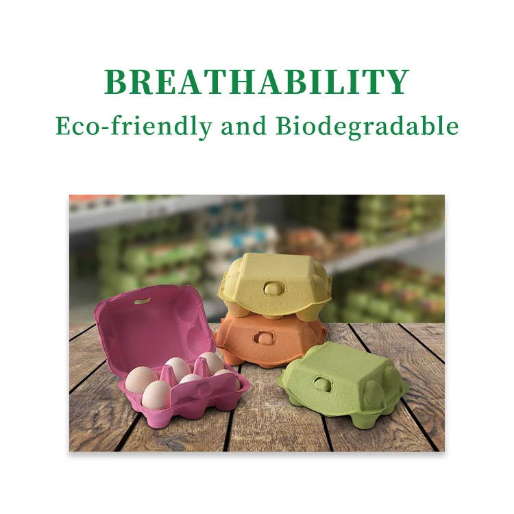 Cheap Price Pulp Quail Eggs Boxes for Sale Food Packing , Egg Packaging Paper Hot Press Egg Shape Lid Accept Bio-degradable Grey