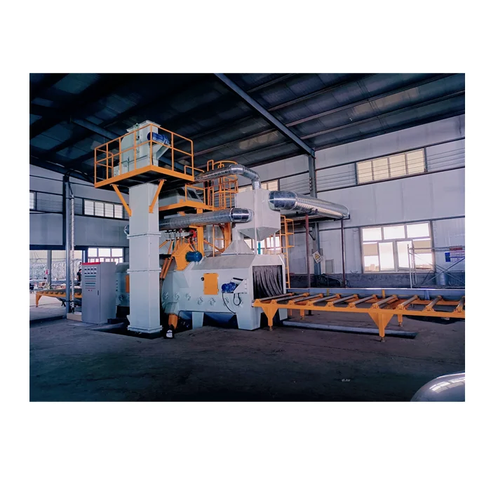 
Roller conveyor type shot blasting machine, stone material surface treatment equipment 