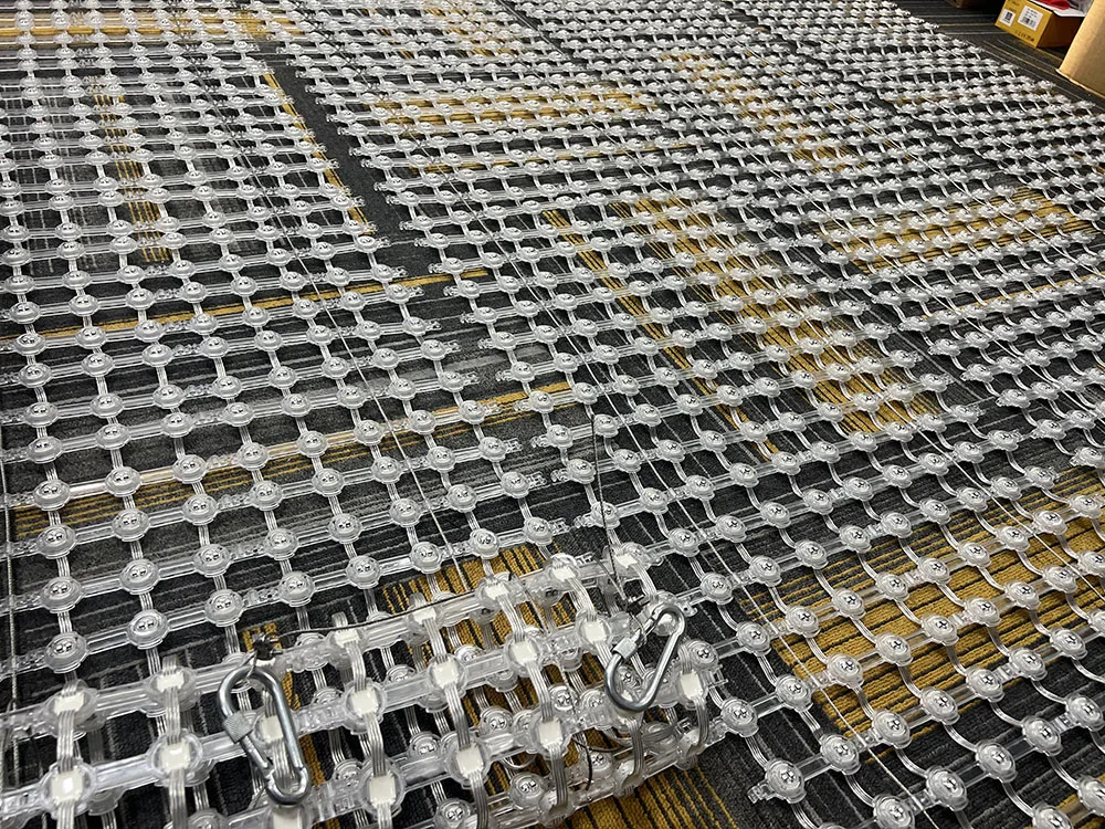 P100 MESH SCREEN led  dmx light