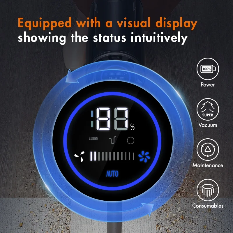 Cordless Handheld Stick Vacuum Cleaner Portable Cleaning Mop Cleaner Car Charger Bag Motor PSE Mold Power Battery Time Living