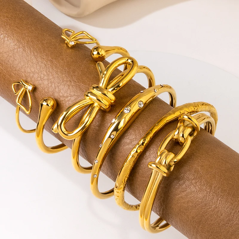 2024 высокого качества ювелирные изделия из нержавеющей стали цепной браслет с позолоченным корпусом