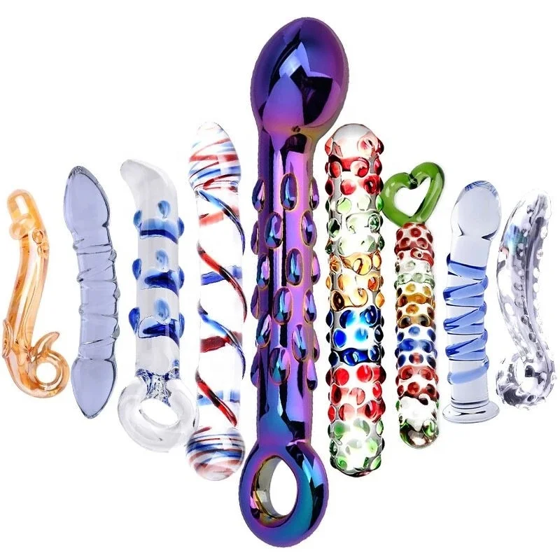High-grade Crystal Sex Toys Masturbation Stimulate G Spot Vagina Glass Dildos For Women