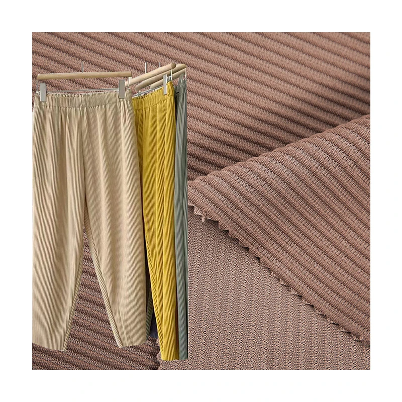 250g Single Lou Ti Bu Polyester Cotton-Like Step Knitted Fabric For Pants Hoodie And Jacket