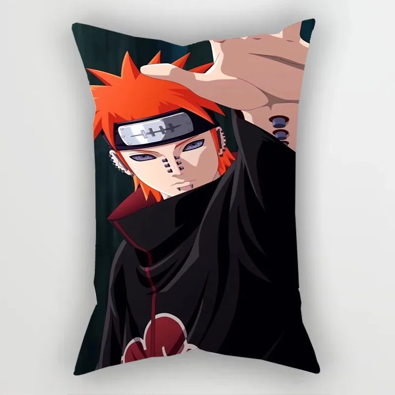
3D printing customization anime naruto pillows 45*45cm sublimation blanks canvas pillow case pattern design pillow case 