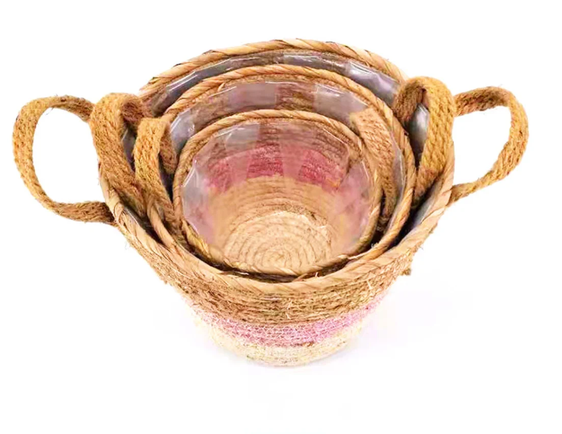 Лидер продаж, плетеная корзина с многофункциональным хранилищем для напитков/еды