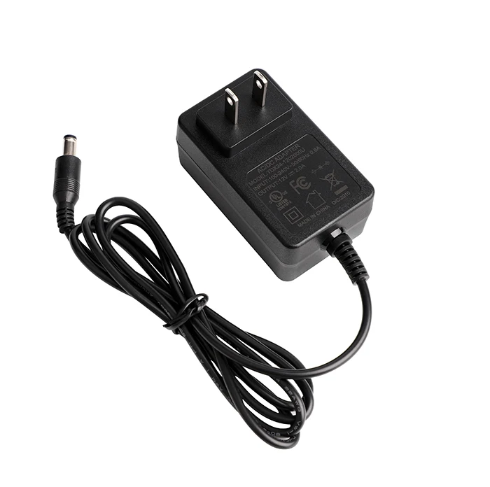 Black White AC/DC Adapter 12V 2A 24W Wall Plug Switching Adaptor 12 Volt 2 Amp Power Supply with PSE KC CE CB ETL