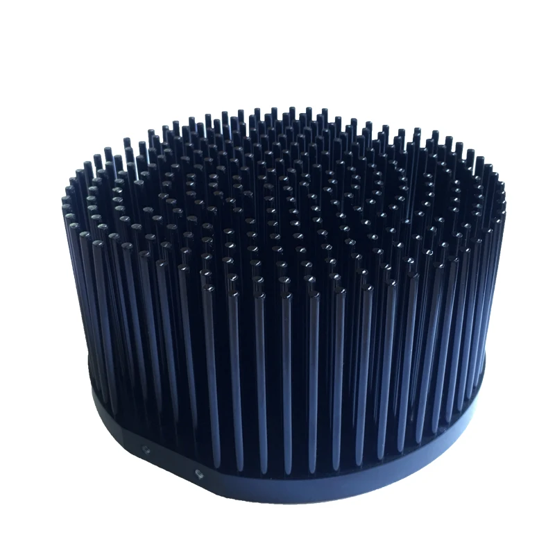Customized White Cold Forging Radiator Anodized Powder Spraying Surface Treatment Degreasing Heat Sink with Unique Shape Color