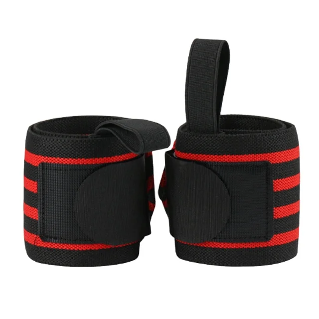 High quality custom logo durable gym weight lifting wraps wrist brace for bench pressing