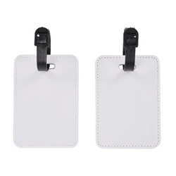 Sublimation Blank Personalized Luggage Tag Office Luggage Tag Bridesmaids Luggage Tags Pu Leather Cover